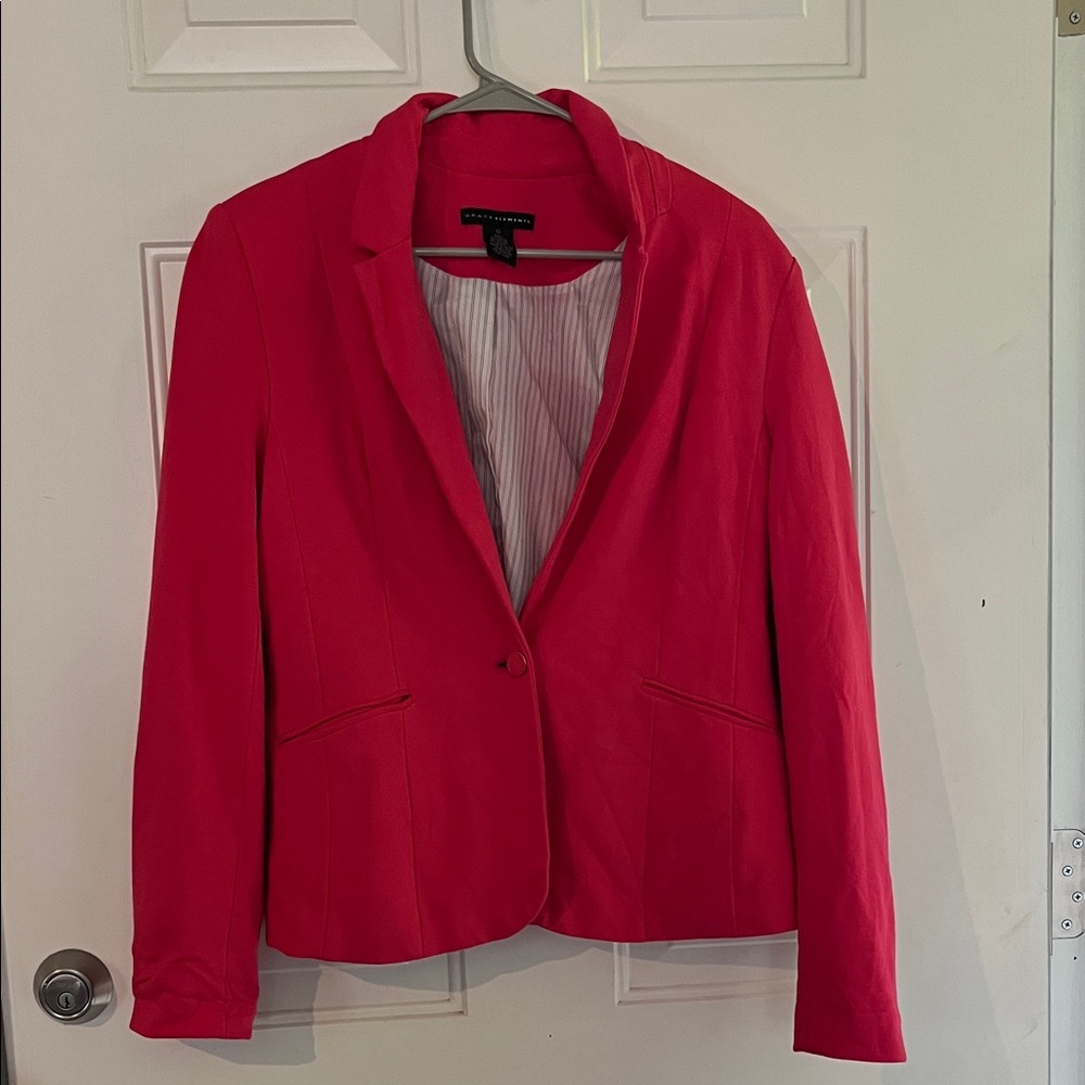 Grace Elements Women's Hot Pink Blazer